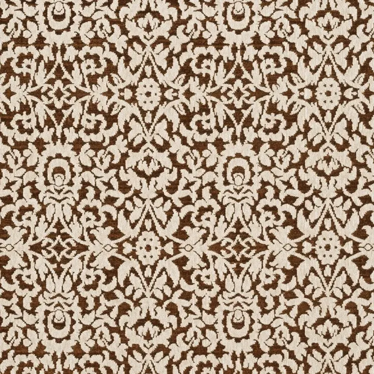 7' X 10' Rust And Beige Oriental Area Rug