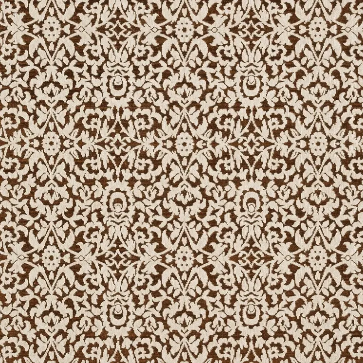 7' X 10' Rust And Beige Oriental Area Rug