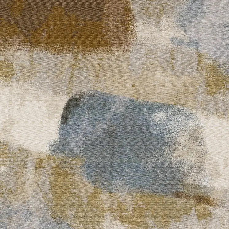 10' X 13' Beige And Rust Abstract Distressed Area Rug With Fringe