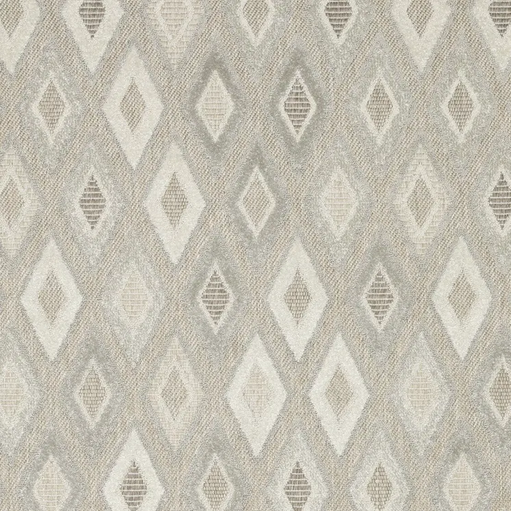 5' X 8' Beige And Gray Diamond Area Rug