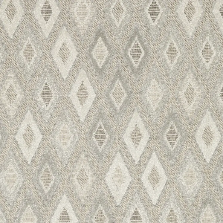 10' X 13' Beige And Gray Diamond Area Rug