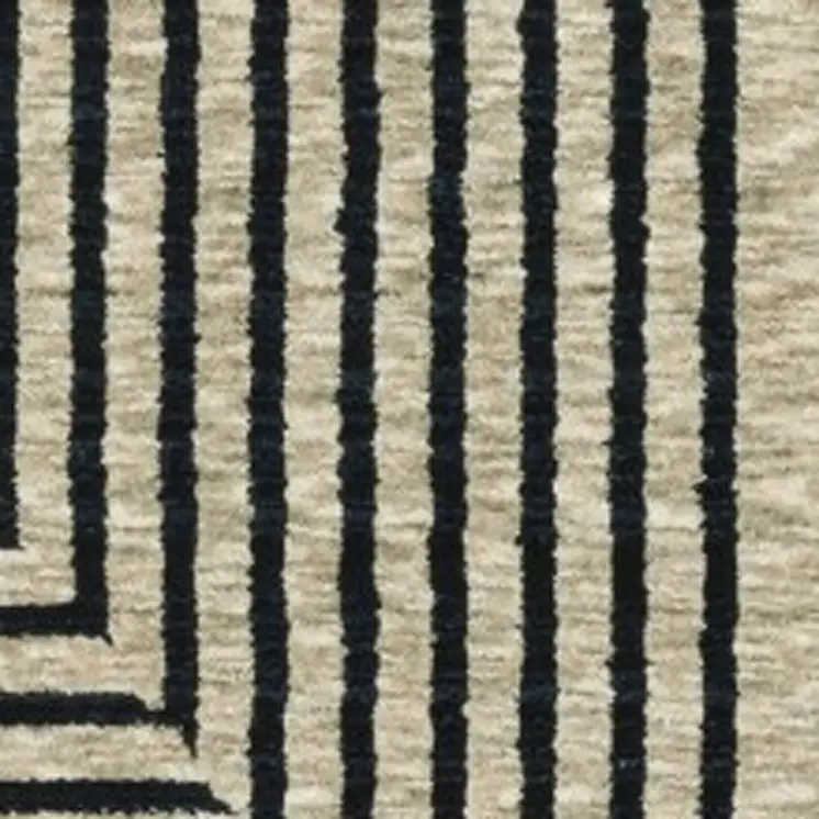 10' X 13' Beige Geometric Area Rug With Fringe
