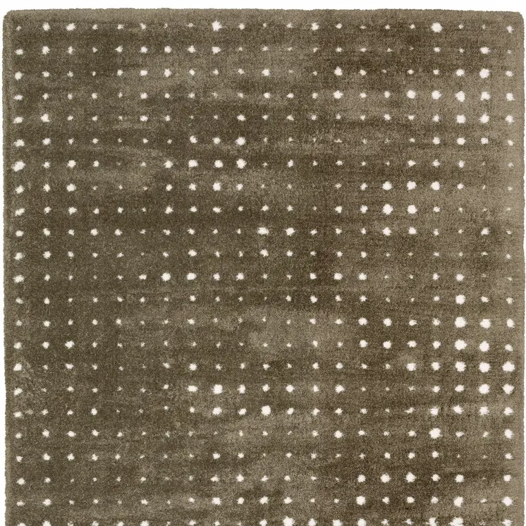 10' X 13' Brown And Ivory Geometric Area Rug