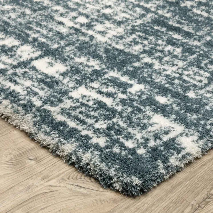 10' X 13' Gray And Ivory Geometric Area Rug