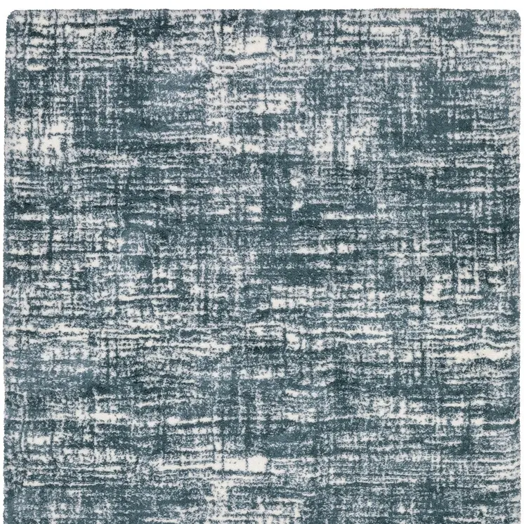 4' X 6' Gray And Ivory Geometric Area Rug