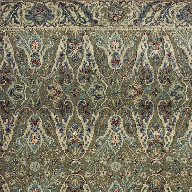 2' X 3' Brown And Ivory Floral Area Rug