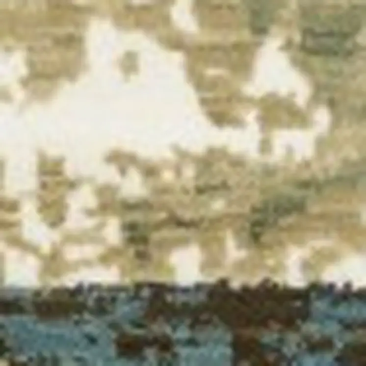 5' X 8' Beige And Blue Abstract Area Rug