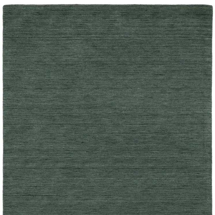 5' X 8' Teal And Blue Wool Hand Tufted Area Rug