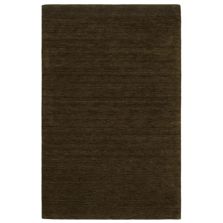 5' X 8' Brown Wool Hand Tufted Area Rug