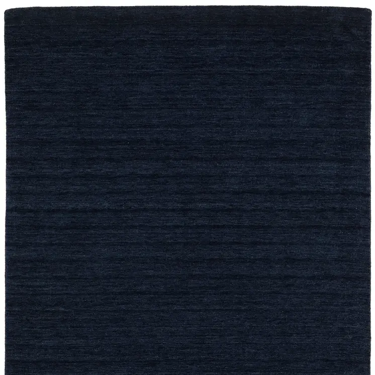 5' X 8' Blue Wool Hand Tufted Area Rug