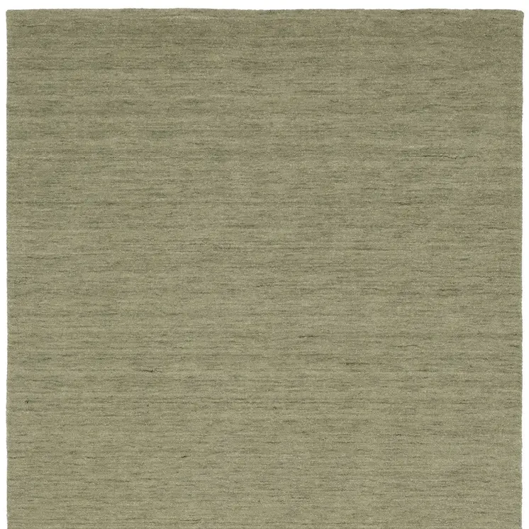 5' X 8' Sage And Green Wool Hand Tufted Area Rug