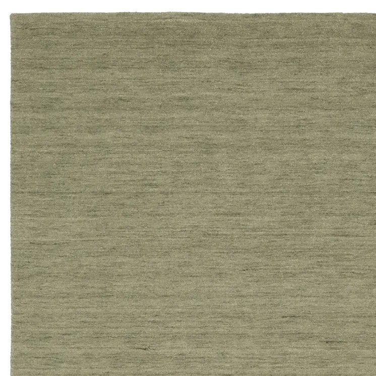 5' X 8' Sage And Green Wool Hand Tufted Area Rug