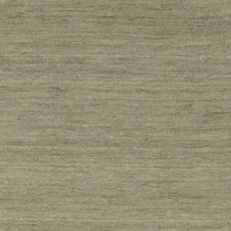 8' Sage And Green Wool Hand Tufted Runner Rug