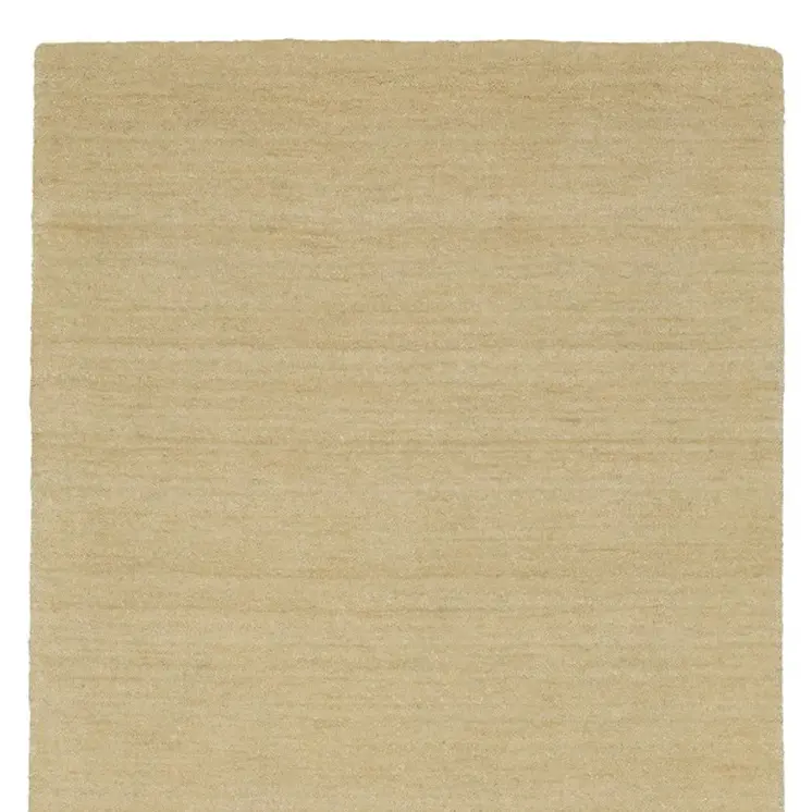 8' Beige Wool Hand Tufted Runner Rug