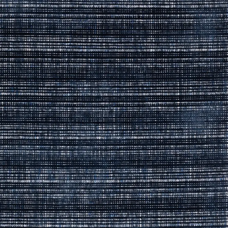 5' X 8' Blue Striped Hand Tufted Area Rug