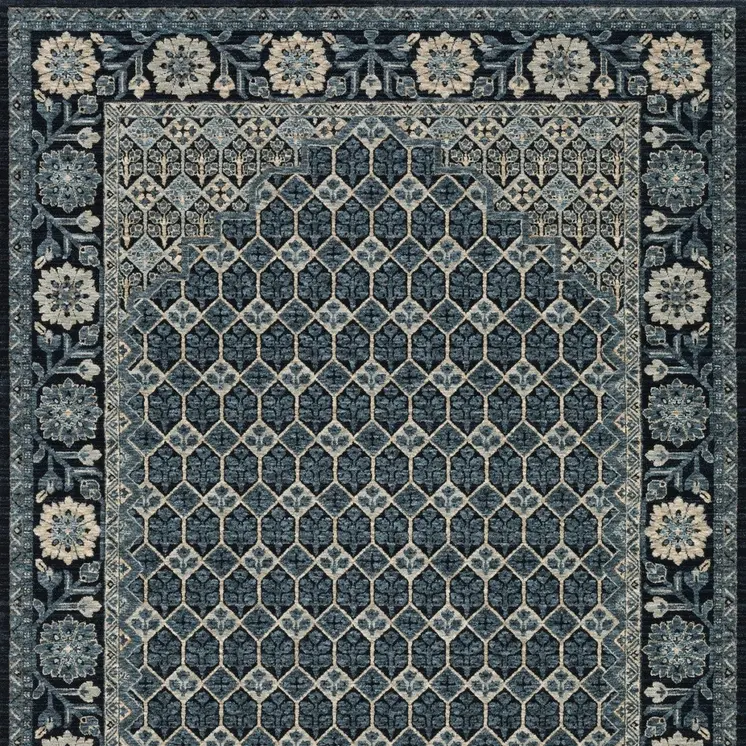 3' X 5' Ivory Oriental Area Rug With Fringe