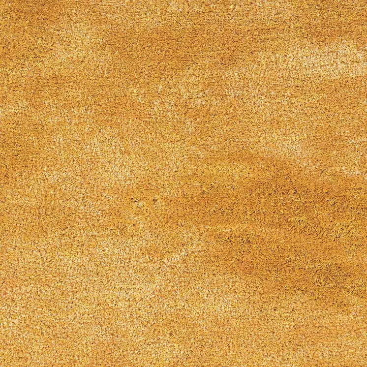 3' X 5' Gold Shag Hand Tufted Area Rug