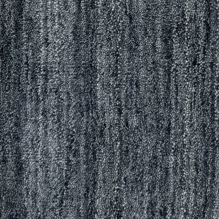 5' X 8' Navy Blue Wool Hand Tufted Area Rug