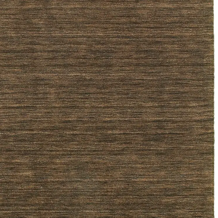5' X 8' Brown Wool Hand Tufted Area Rug