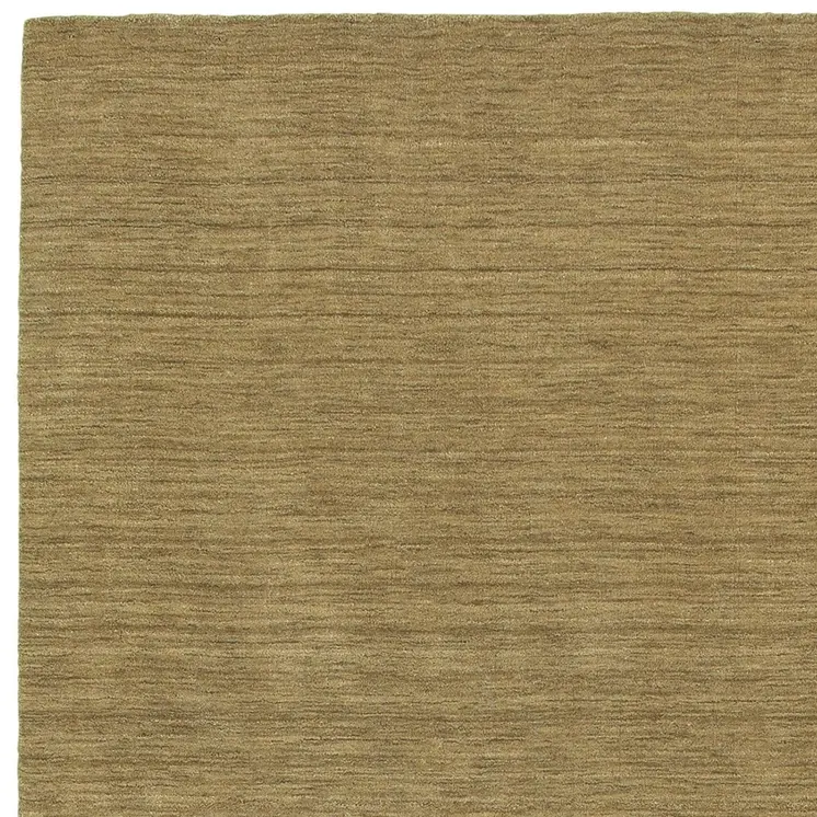 5' X 8' Gold Wool Hand Tufted Area Rug