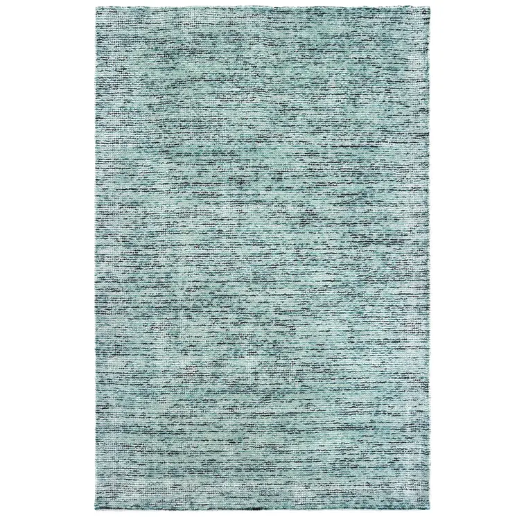 5' X 8' Blue And Teal Hand Tufted Area Rug