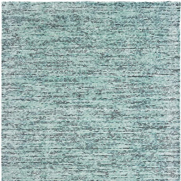6' X 9' Blue And Teal Hand Tufted Area Rug