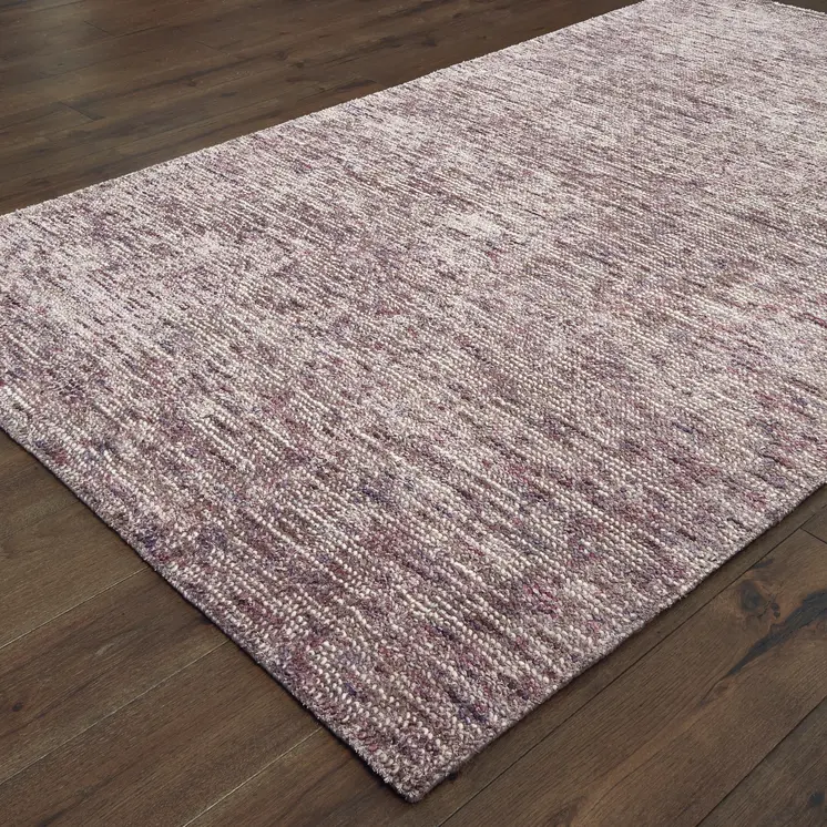 5' X 8' Purple And Pink Hand Tufted Area Rug