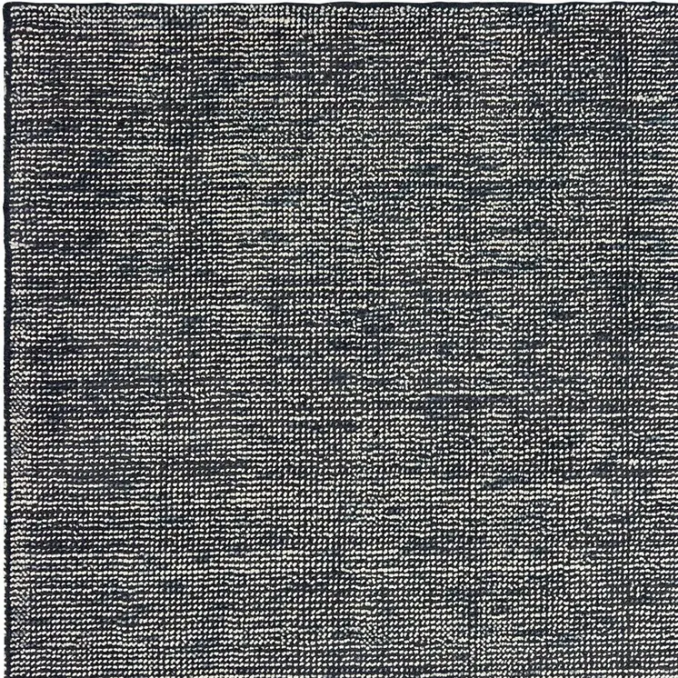 5' X 8' Charcoal And Black Hand Tufted Area Rug