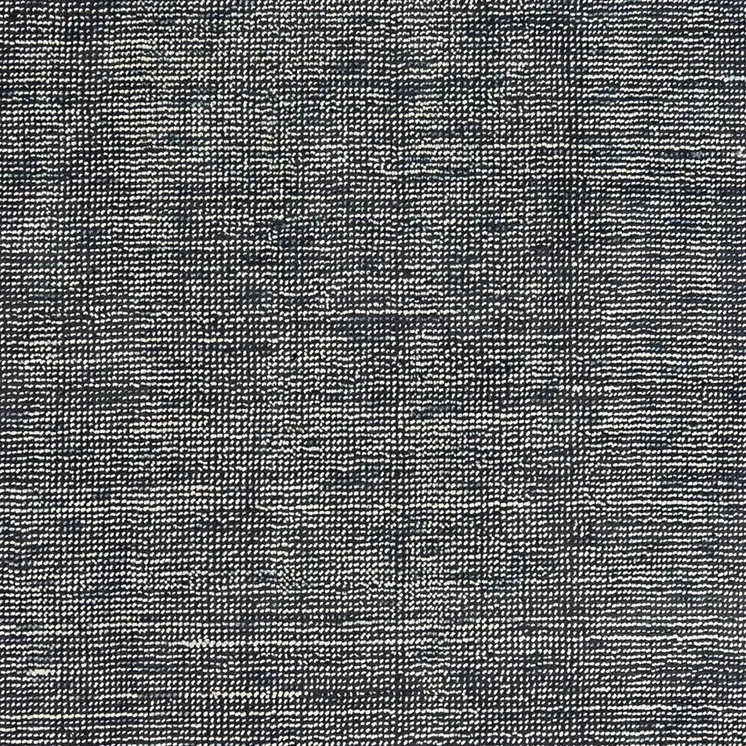 6' X 9' Charcoal And Black Hand Tufted Area Rug