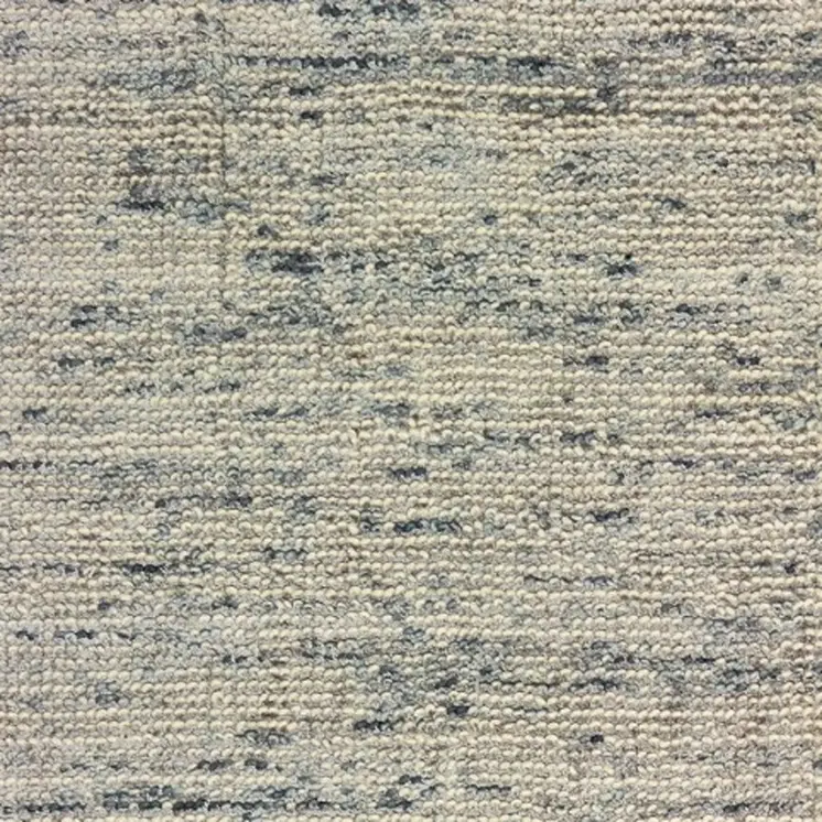 8' Stone And Gray Hand Tufted Runner Rug