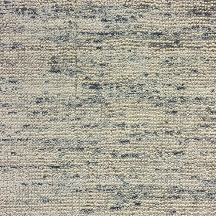 8' Stone And Gray Hand Tufted Runner Rug