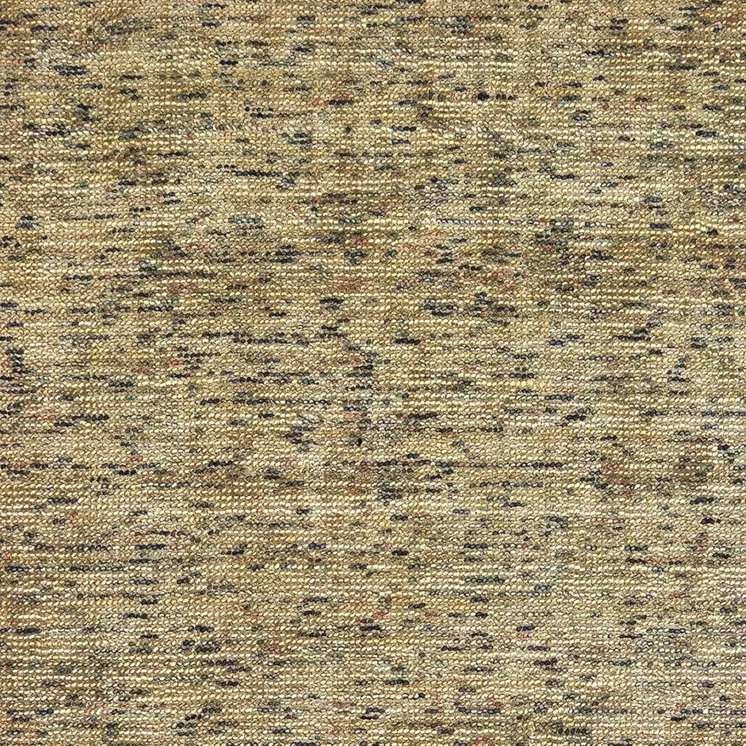 6' X 9' Gold And Green Hand Tufted Area Rug