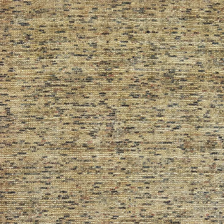 6' X 9' Gold And Green Hand Tufted Area Rug