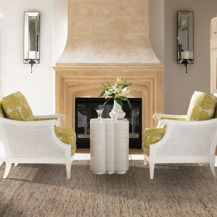 5' X 8' Taupe And Pink Hand Tufted Area Rug