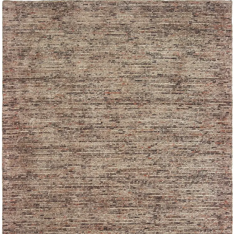 6' X 9' Taupe And Pink Hand Tufted Area Rug