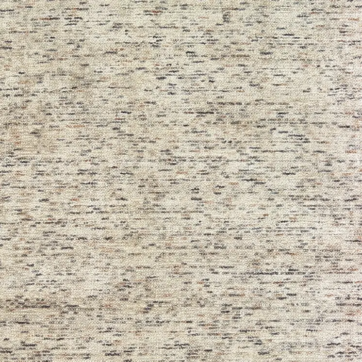 6' X 9' Ivory And Sand Hand Tufted Area Rug