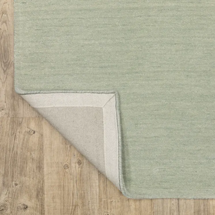 6' X 9' Silver Wool Hand Tufted Area Rug