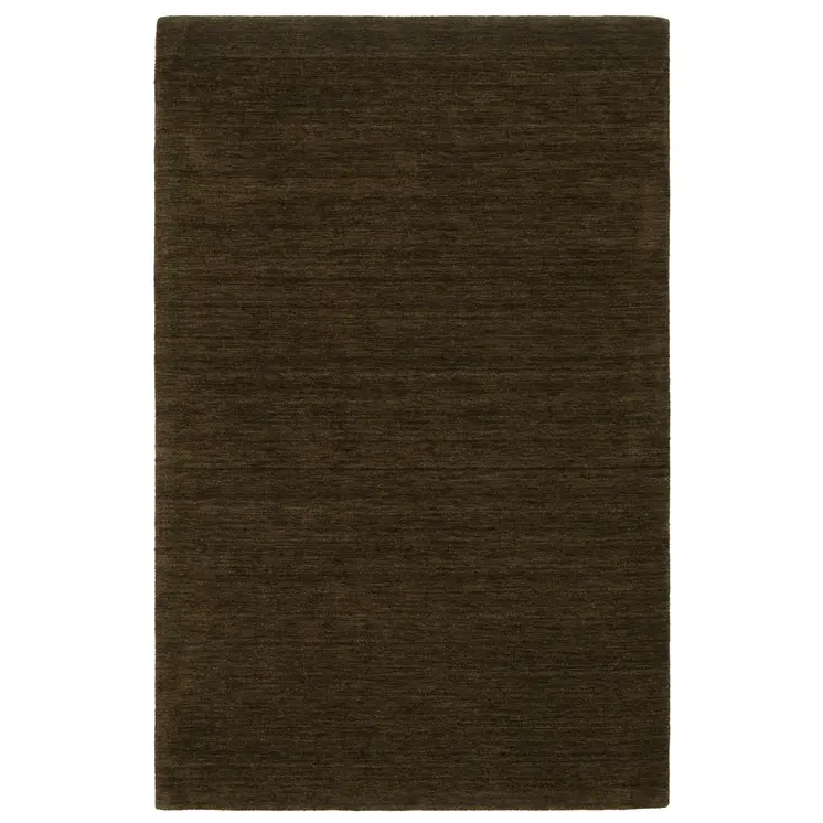 6' X 9' Brown Wool Hand Tufted Area Rug