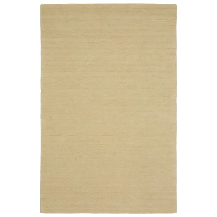 6' X 9' Beige Wool Hand Tufted Area Rug