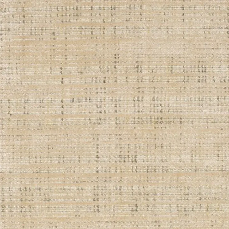 8' Beige And Ivory Striped Hand Tufted Runner Rug