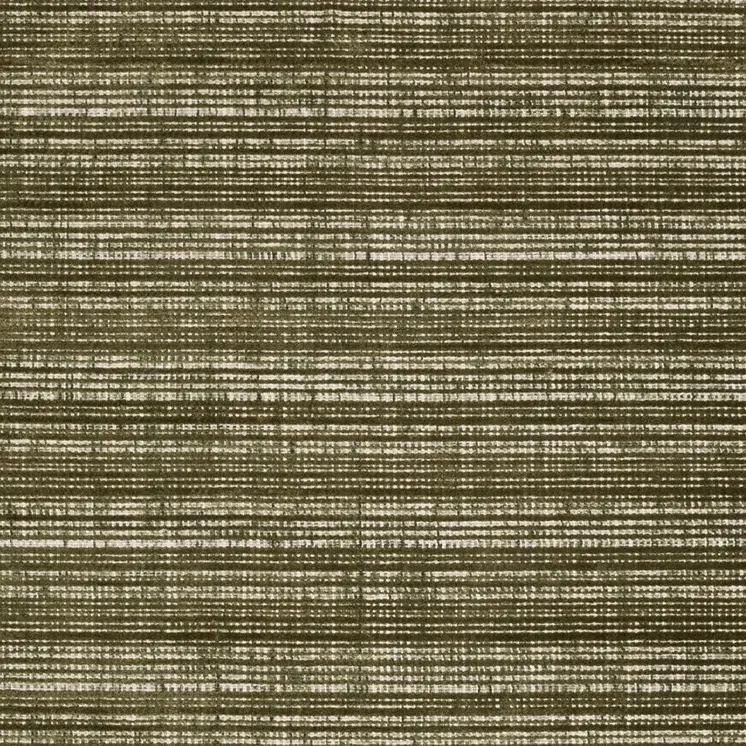 8' X 10' Green And Ivory Striped Hand Tufted Area Rug