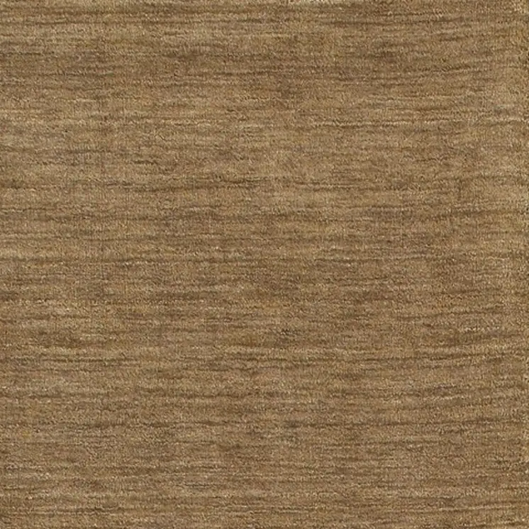 8' Tan Wool Hand Tufted Runner Rug