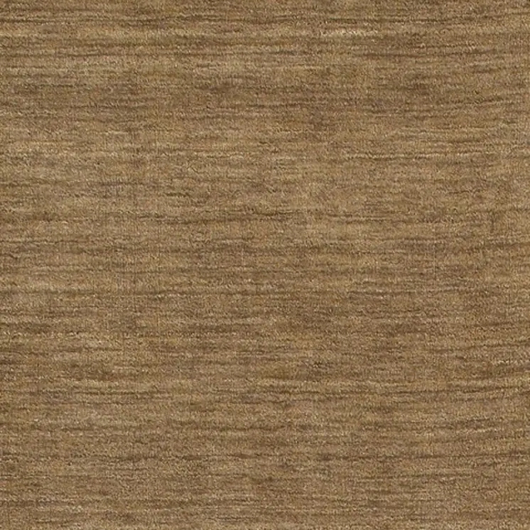 8' Tan Wool Hand Tufted Runner Rug