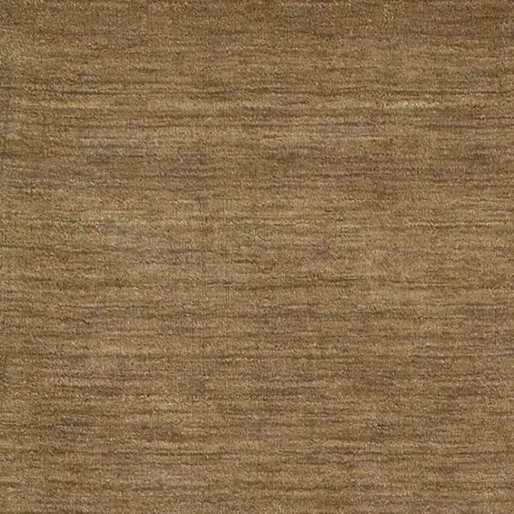 8' Tan Wool Hand Tufted Runner Rug