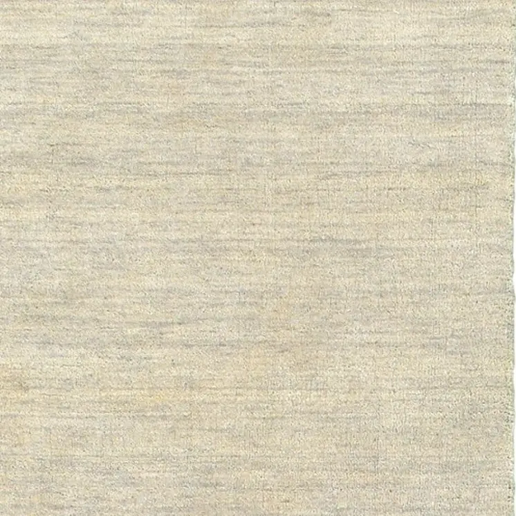 8' Beige Wool Hand Tufted Runner Rug