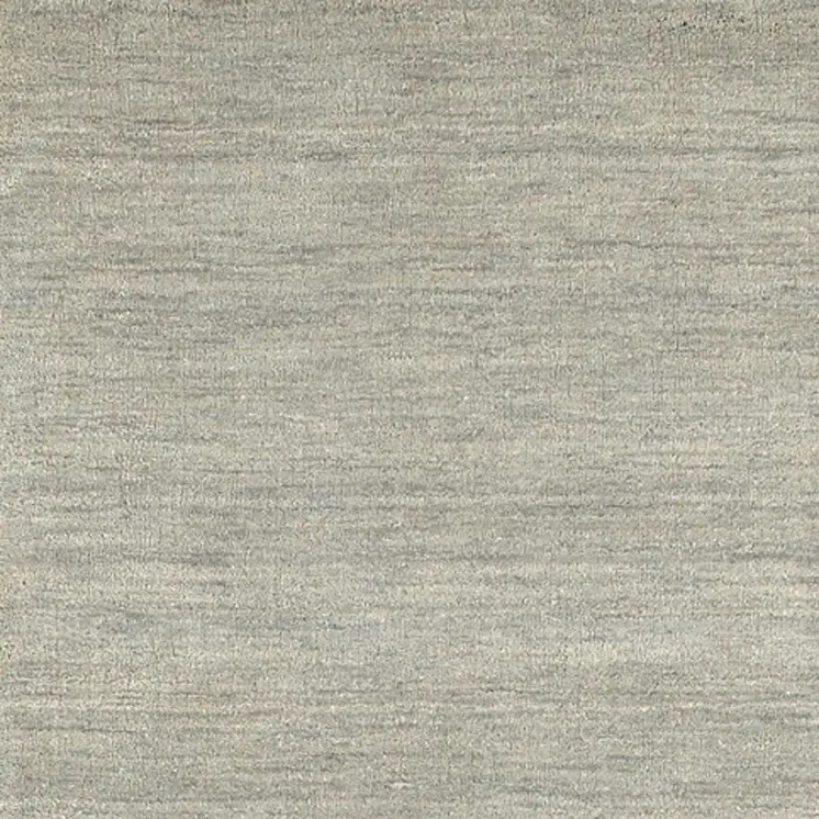 8' Gray Wool Hand Tufted Runner Rug