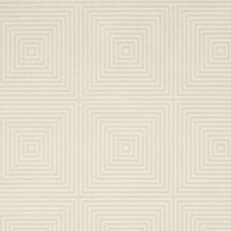 8' X 11' Ivory And Beige Geometric Area Rug