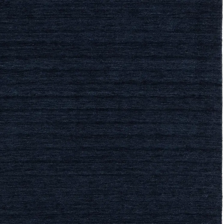 8' X 10' Navy Blue Wool Hand Tufted Area Rug