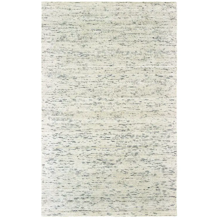 8' X 10' Ivory Hand Tufted Area Rug