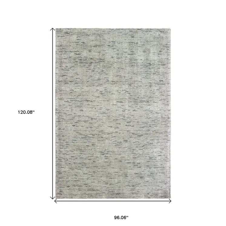 8' X 10' Stone Hand Tufted Area Rug